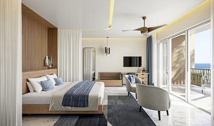 Iberostar Selection Zanzibar - Wohnbeispiel Two Bedroom Family Suite Ocean View (Zimmercodierungen W1M & W2M)