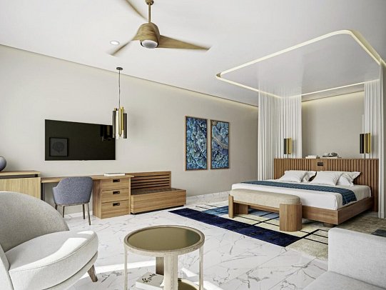 Iberostar Selection Zanzibar - Wohnbeispiel Superior Suite Ocean View Terrace Jacuzzi (Zimmercodierungen WS1, WS2, WS3 & WS4)