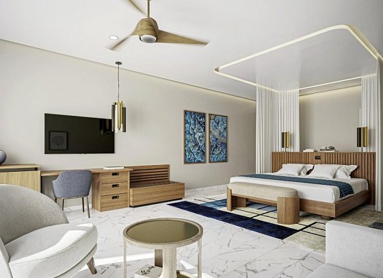 Iberostar Selection Zanzibar - Wohnbeispiel Superior Suite Ocean View Terrace Jacuzzi (Zimmercodierungen WS1, WS2, WS3 & WS4)