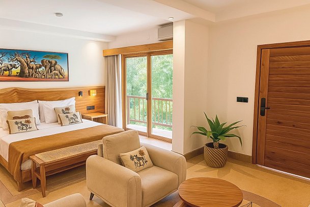 Jaz Amaluna Beach Resort - Wohnbeispiel Deluxe Room Garden View (Zimmercodierung DDG)