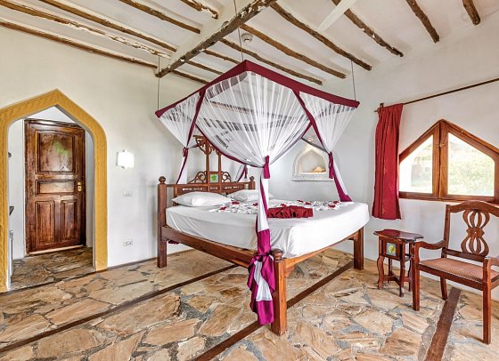 AHG Waridi Beach Resort & Spa - Wohnbeispiel Bungalow (Zimmercodierungen BX1 & BBM)