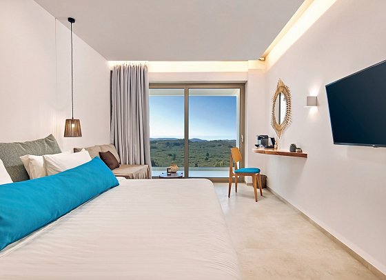 Tsamis Zante Suites - Wohnbeispie Juniorsuite Gartenblick (Zimmercodierung JBG)