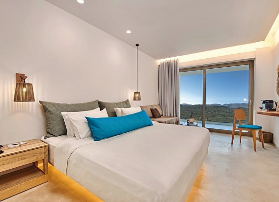Tsamis Zante Suites - Wohnbeispiel Juniorsuite Gartenblick (Zimmercodierung JBG)