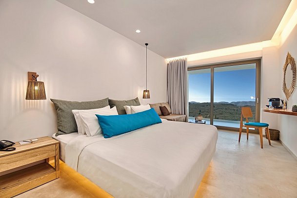 Tsamis Zante Suites - Wohnbeispiel Juniorsuite Gartenblick (Zimmercodierung JBG)