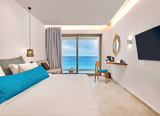 Tsamis Zante Suites - Wohnbeispiel Juniorsuite Meerblick (Zimmercodierung JBM)