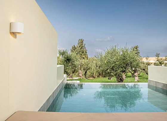 Tsamis Zante Suites - Wohnbeispiel Suite Superior Privatpool (Zimmercodierung WSR)