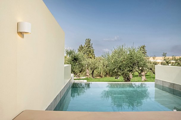 Tsamis Zante Suites - Wohnbeispiel Suite Superior Privatpool (Zimmercodierung WSR)