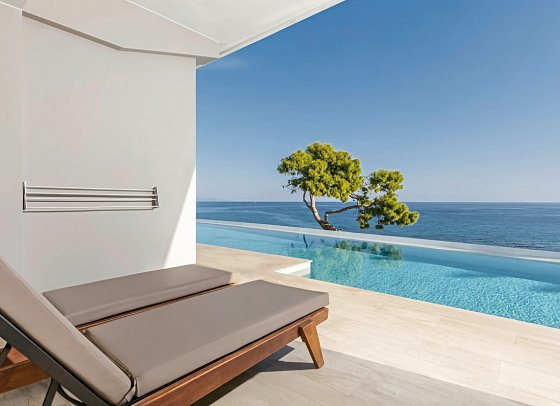 Alexandra Beach Resort & Spa - Wohnbeispiel Doppelzimmer Swim-Up Meerblick (Zimmercodierung DBQ)