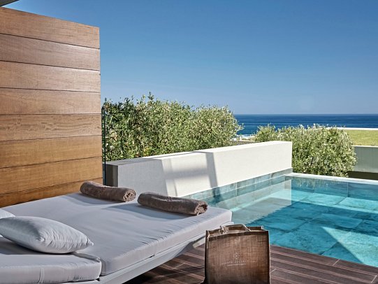 Lesante Blu - The Leading Hotels of the World - Wohnbeispiel Signature Suite Meerblick Privatpool (Zimmercodierung WDR)