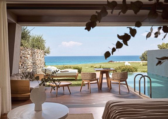 Lesante Blu - The Leading Hotels of the World - Wohnbeispiel Deluxe Suite Meerblick Privatpool (Zimmercodierung WDM)