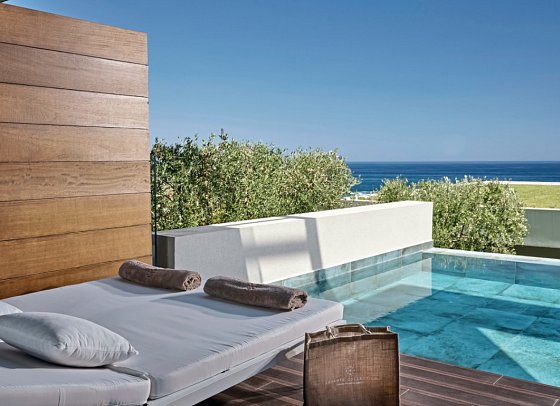 Lesante Blu - The Leading Hotels of the World - Wohnbeispiel Signature Suite Meerblick Privatpool (Zimmercodierung WDR)