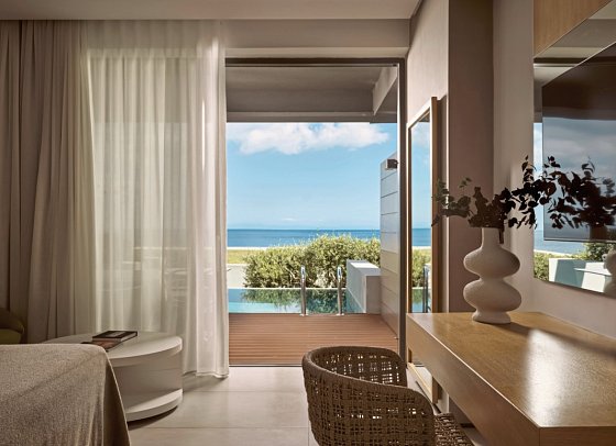 Lesante Blu - The Leading Hotels of the World - Wohnbeispiel Signature Suite Meerblick Privatpool (Zimmercodierung WDR)