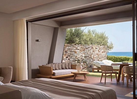 Lesante Blu - The Leading Hotels of the World - Wohnbeispiel Deluxe Suite Meerblick Privatpool (Zimmercodierung WDM)