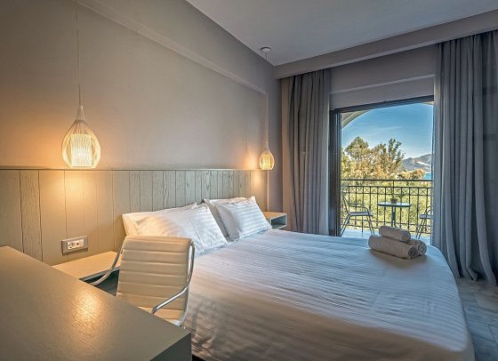 Castelli Hotel - Wohnbeispiel Doppelzimmer Gartenblick (Zimmercodierung DBG)