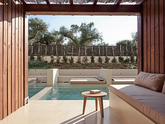 Castelli Hotel - Wohnbeispiel Doppelzimmer Superior Swim Up (Zimmercodierung DSQ)