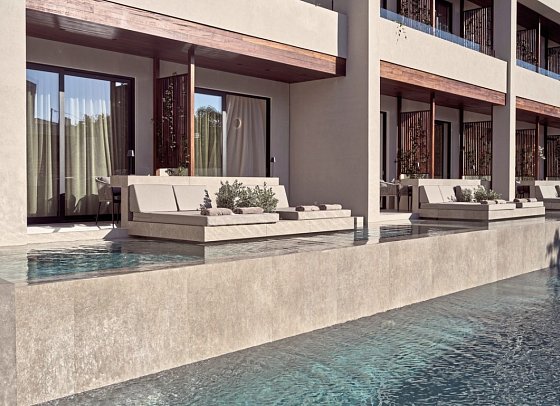 Contessina Hotel - Wohnbeispiel Suite Swim-Up (Zimmercodierung W1Q)