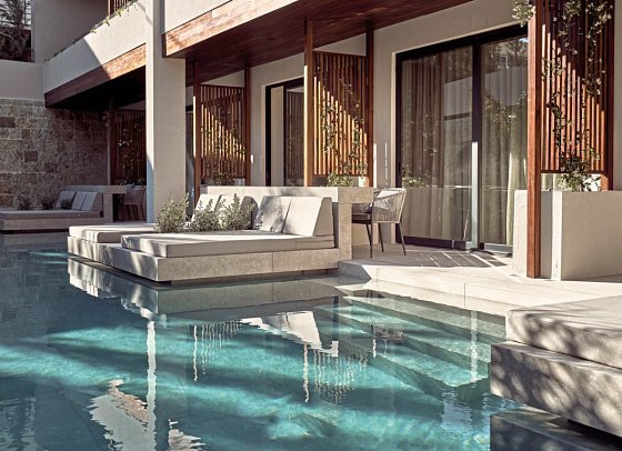 Contessina Hotel - Wohnbeispiel Suite Swim-Up (Zimmercodierung W1Q)