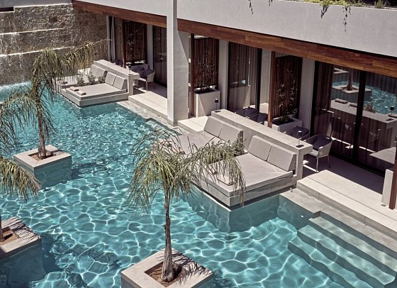 Contessina Hotel - Wohnbeispiel Suite Swim-Up (Zimmercodierung W1Q)