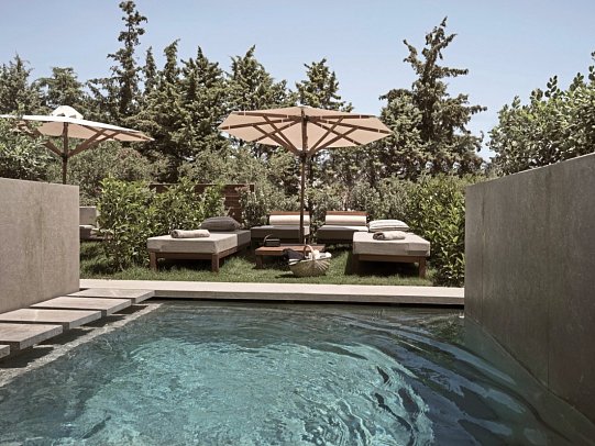 Contessina Hotel - Wohnbeispiel Suite Privatpool (Zimmercodierung W1R)