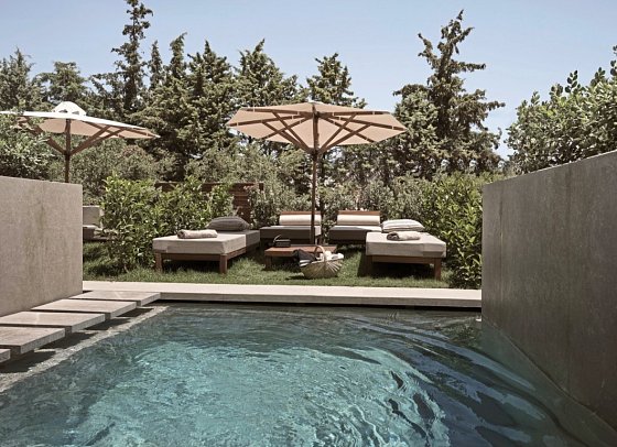 Contessina Hotel - Wohnbeispiel Suite Privatpool (Zimmercodierung W1R)