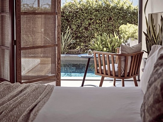 Contessina Suites & Spa - Wohnbeispiel Juniorsuite Privatpool (Zimmercodierung J1R)