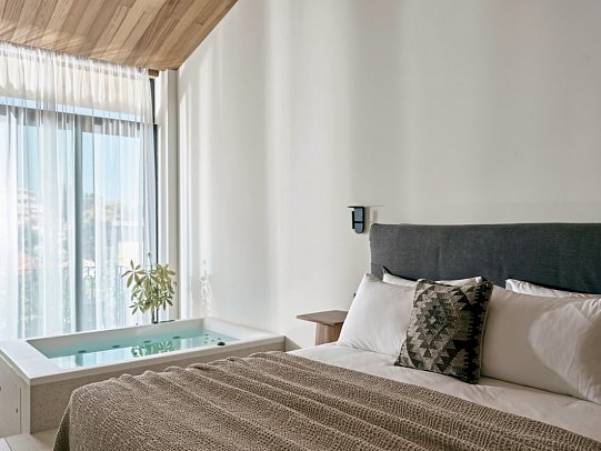 Contessina Suites & Spa - Wohnbeispiel Suite Obergeschoss mit Whirlpool (Zimmercodierung WB2)