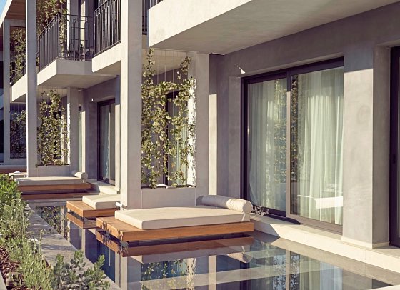 Contessina Suites & Spa - Wohnbeispiel Superior Suite Gemeinschaftspool (Zimmercodierung WB3)
