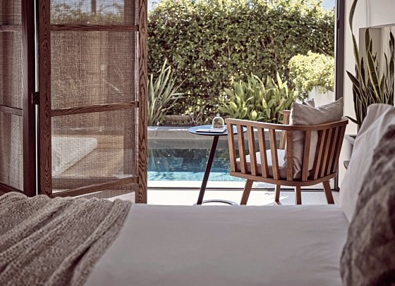 Contessina Suites & Spa - Wohnbeispiel Juniorsuite Privatpool (Zimmercodierung J1R)