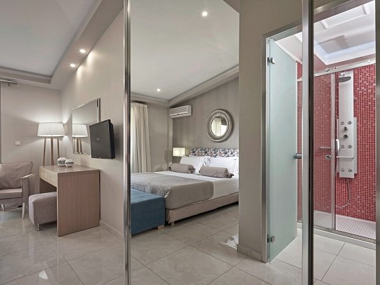 Koukounaria Hotel & Suites - Wohnbeispiel Juniorsuite (Zimmercodierung JB1)