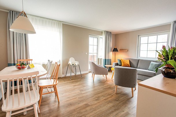 BEECH Resort Fleesensee - Wohnbeispiel Appartement Maisonette (Zimmercodierung MB1)