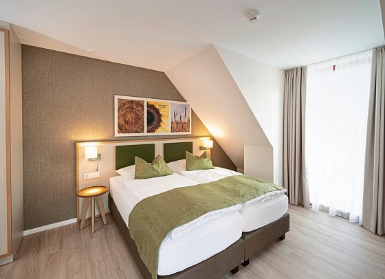 BEECH Resort Plauer See - Wohnbeispiel Komfortzimmer Walddorf oder Schilfdorf (Zimmercodierungen DF1 & DC1)