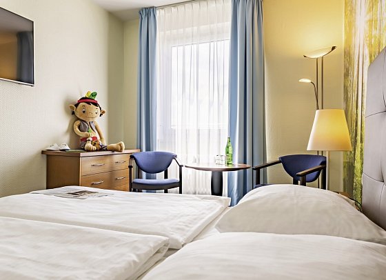 AHORN Seehotel Templin - Wohnbeispiel 2 Doppelzimmer ohne Verbindungstür (Zimmercodierungen FB1 & FB3)