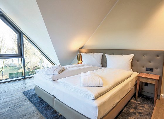 MAREMÜRITZ Yachthafen Resort - Wohnbeispiel Suite Kompass Maisonette (Zimmercodierung MB1)