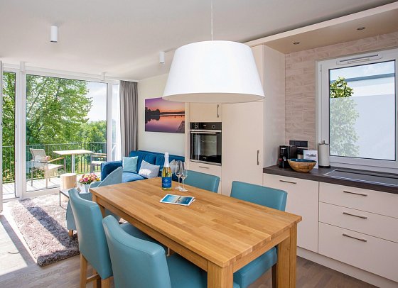MAREMÜRITZ Yachthafen Resort - Wohnbeispiel Appartement Aurora (Zimmercodierung AB1)