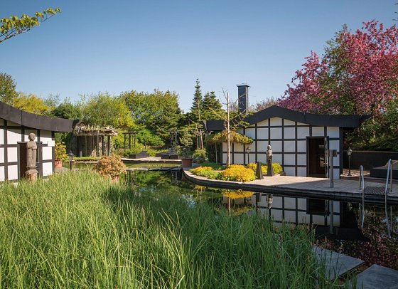 Van der Valk Resort Linstow - Ferienhäuser - Saunagarten