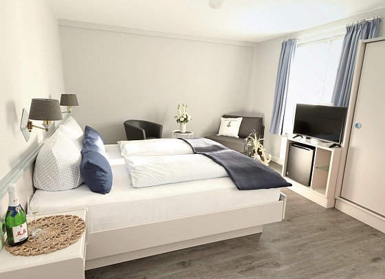 Hotel Simone - Wohnbeispiel Doppelzimmer (Zimmercodierung DB1)
