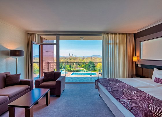 Aquaworld Resort Budapest - Wohnbeispiel Juniorsuite (Zimmercodierungen JB1 & JB2)