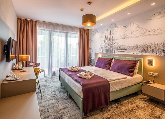 Hotel Golden Lake Resort Balatonfüred - Wohnbeispiel Doppelzimmer Premium (Zimmercodierungen DP1, DM1, DM2, DM3, DM4 & DML)