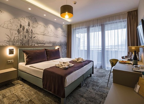 Hotel Golden Lake Resort Balatonfüred - Wohnbeispiel Doppelzimmer Premium (Zimmercodierungen DM2, DML & DMI)