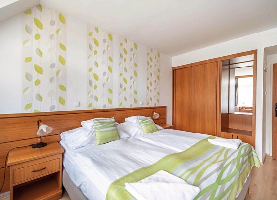 Hotel Panoráma - Wohnbeispiel Doppelzimmer Parkseite (Zimmercodierungen DB2, DB3 & DC1)