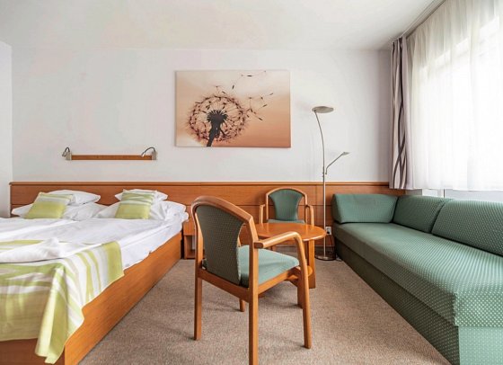 Hotel Panoráma - Wohnbeispiel Doppelzimmer Parkseite (Zimmercodierungen DB2, DB3 & DC1)