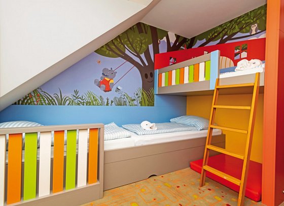 Kolping Hotel Spa & Family Resort - Wohnbeispiel Familiensuite (Zimmercodierung WI2)