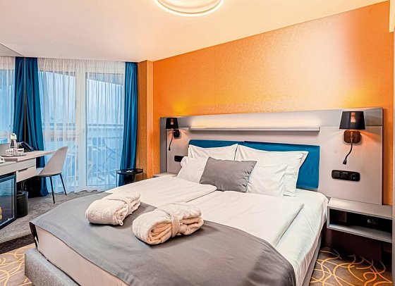 Hotel Helikon - Wohnbeispiel Doppelzimmer Standard (Zimmercodierungen DG1 & DG2)