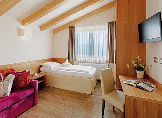 Astor Hotel - Wohnbeispiel Einzelzimmer Deluxe (Zimmercodierung ED1)