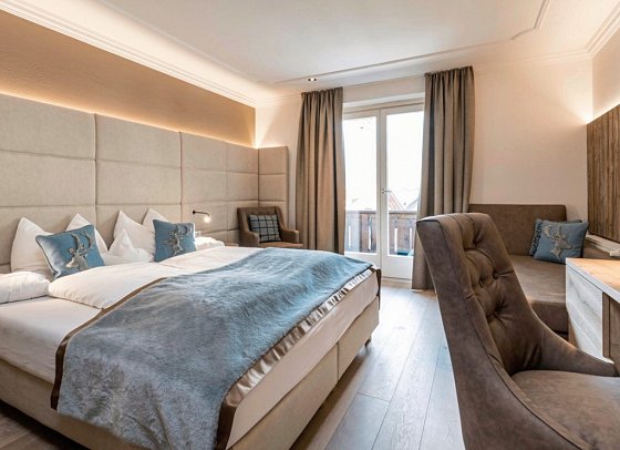 Stroblhof Active Family Spa Resort - Wohnbeispiel Doppelzimmer Passeier (Zimmercodierung DB1)