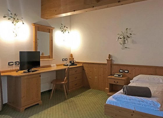 Domina Parco dello Stelvio - Wohnbeispiel Einzelzimmer (Zimmercodierung EB1)