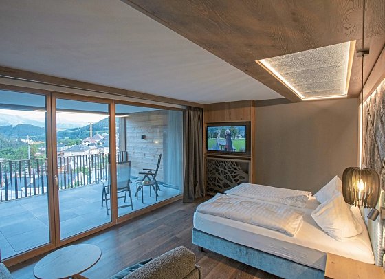 Molaris Lodges - Wohnbeispiel Juniorsuite Alpin Lodge (Zimmercodierung JB3)