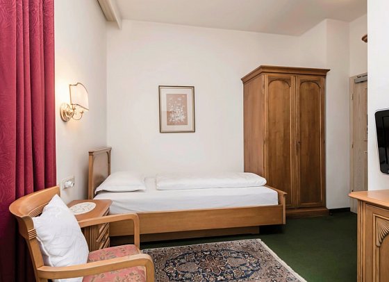 GrünerBaum Hotels - Wohnbeispiel Einzelzimmer Economy Res. Gasser (Zimmercodierung EE1)
