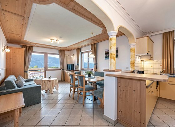 Residence Diana - Wohnbeispiel Appartement 2 Schlafzimmer (Zimmercodierung OB1)