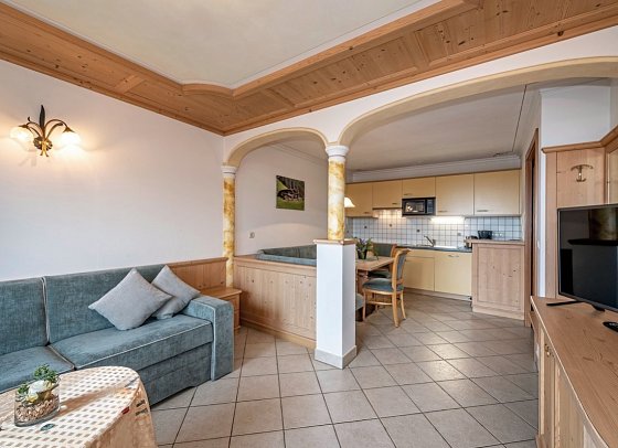 Residence Diana - Wohnbeispiel Appartement 1 Schlafzimmer (Zimmercodierung AB1)